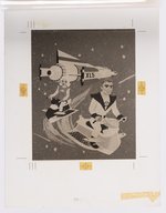 FIREBALL XL5 LITTLE GOLDEN BOOK COMPLETE ORIGINAL ART BY HAWLEY PRATT & AL WHITE.