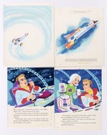 FIREBALL XL5 LITTLE GOLDEN BOOK COMPLETE ORIGINAL ART BY HAWLEY PRATT & AL WHITE.