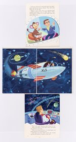FIREBALL XL5 LITTLE GOLDEN BOOK COMPLETE ORIGINAL ART BY HAWLEY PRATT & AL WHITE.
