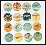 YANK JR. CLOTHING 16 OF 19 KNOWN AVIATION BUTTONS.