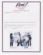 THE ROLLING STONES BAND-SIGNED PUBLICITY PHOTO.