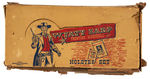 "WYATT EARP - FRONTIER MARSHALL" EXTENSIVE BOXED HOLSTER SET.