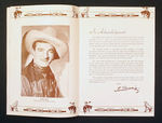 "TOM MIX CIRCUS" 1937 SOUVENIR ROUTE BOOK.