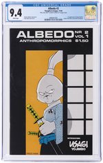 ALBEDO #2 NOVEMBER 1984 CGC 9.4 NM (FIRST USAGI YOJIMBO).