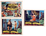 "TARZAN AND THE MERMAID" LOBBY CARDS.