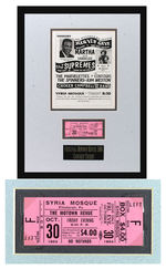 "THE MOTOWN REVIEW" CONCERT TICKET IN PRESENTATION DISPLAY.