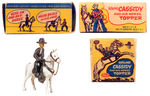 "HOPALONG CASSIDY AND HIS HORSE TOPPER" PLASTIC STATUES BY IDEAL.
