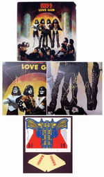 "KISS LOVE GUN" SIGNED ALBUM W/INSERT.