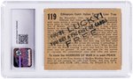 1938 GUM INC. HORRORS OF WAR PROMOTIONAL "LUCKY" STAMP BACK PRIZE CARDS (22) CGC GRADED.
