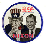 UNCLE SAM ENDORSES NIXON.