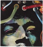 JIMI HENDRIX EXPERIENCE ICONIC 1969 GERMAN CONCERT POSTER FEATURING ART BY GUNTHER KIESER.