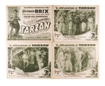 “THE NEW ADVENTURES OF TARZAN” LOBBY CARD LOT.