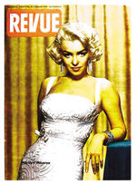 MARILYN MONROE “REVUE” BEAUTIFUL GERMAN MAGAZINE.