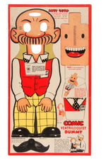 "FREE COMIC VENTRILOQUIST DUMMY" DIE-CUT PREMIUM STORE DISPLAY W/DUMMIES.