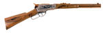 "GENE AUTRY 50 SHOT REPEATING WESTERN RIFLE" CAP RIFLE IN BOX.