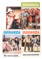 "BONANZA" GERMAN HARDBOUND BOOKS.