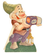 DOC FROM SNOW WHITE BREAD PROMOTION STORE STANDEE.