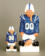 BALTIMORE COLTS CERAMIC BANK/MINI STATUE BY FRED KAIL.