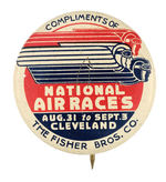 NATIONAL AIR RACES WITH ART DECO PILOTS MOTIF.