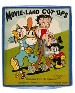 BETTY BOOP "MOVIE-LAND CUT UPS" BOXED PUZZLE SET.