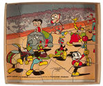 BETTY BOOP "MOVIE-LAND CUT UPS" BOXED PUZZLE SET.