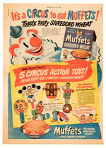 MUFFETS "CIRCUS ACTION TOYS" PREMIUM LOT.