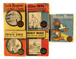 BLB THREE-COLOR VARIATION LOT WITH MICKEY MOUSE.