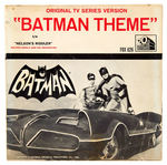 “BATMAN THEME” RECORD WITH RARE PHOTO SLEEVE.