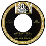 “BATMAN THEME” RECORD WITH RARE PHOTO SLEEVE.