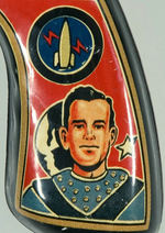 "TOM CORBETT SPACE CADET SPACE PISTOL" CLICKER GUN BY MARX.