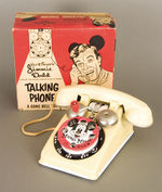 "WALT DISNEY'S JIMMIE DODD TALKING TELEPHONE."