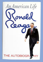 RONALD REAGAN HARDCOVER BOOK "AN AMERICAN LIFE" SIGNED ON THE INSIDE.