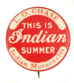 RARE "INDIAN MOTOCYCLES" WITH DEALER'S NAME.