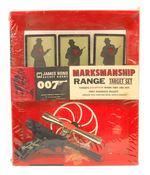 LARGE "JAMES BOND SECRET AGENT 007 MARKSMANSHIP RANGE TARGET SET."