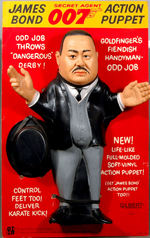 "JAMES BOND SECRET AGENT 007 ODD JOB ACTION PUPPET" ON CARD.