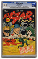 ALL-STAR COMICS #6 SEPTEMBER 1941 CGC 9.0