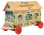 "PAUL'S SOAP CIRCUS" PULL TOY W/ SOAP FIGURE IN ELABORATE BOX.