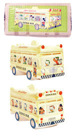 "WALT DISNEY COOKIE BUS" BOXED COOKIE JAR.