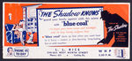 "THE SHADOW BLUE COAL" INK BLOTTER FEATURING CLASSIC TRADEMARK PHRASE