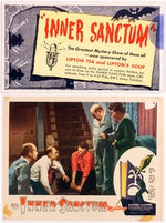 "INNER SANCTUM" LOBBY CARD W/BLOTTER.