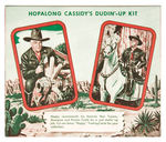 FULLER BRUSH "HOPALONG CASSIDY DUDIN'-UP" HAIR PRODUCT KIT.