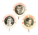 THREE MOVIE STARS FROM 1930s PENDER BREAD SET.