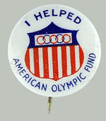 EARLY OLYMPICS CONTRIBUTOR BUTTON.