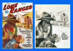 "THE LONE RANGER MAGAZINE" PULP AND PROMOTIONAL PHOTO.