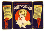 "HOLLYWOOD GLO" TRI-FOLD STORE STANDEE.