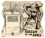 “TARZAN OF THE APES” MOVIE HERALD.