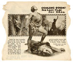 “TARZAN OF THE APES” MOVIE HERALD.