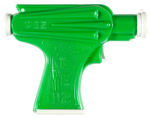 "PEZ" GREEN SPACE GUN.