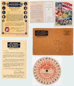 "THE JUNIOR JUSTICE SOCIETY OF AMERICA" 1942 CLUB KIT.