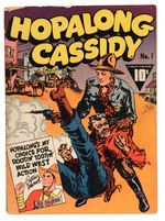 "HOPALONG CASSIDY" COMPLETE COMIC BOOK RUN.